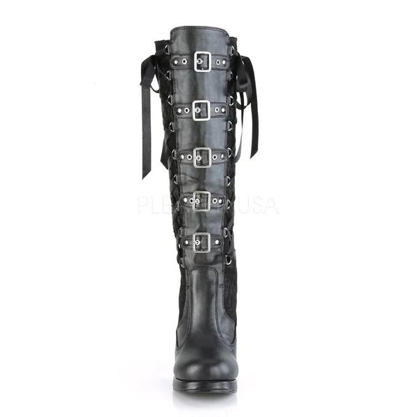 CRYPTO-106 Black Vegan Leather-Lace - Image 2