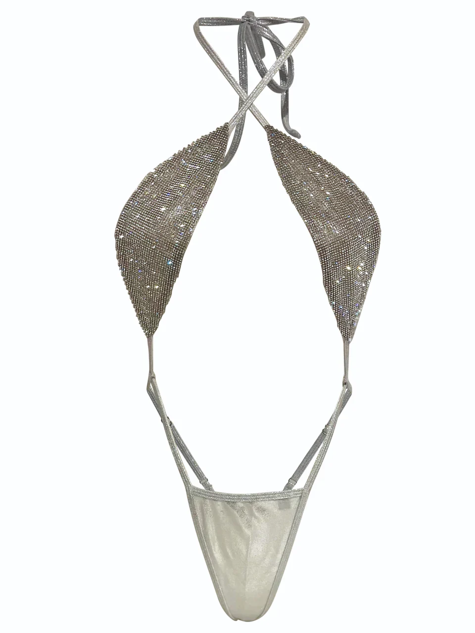 Crystal Micro Slider - Silver