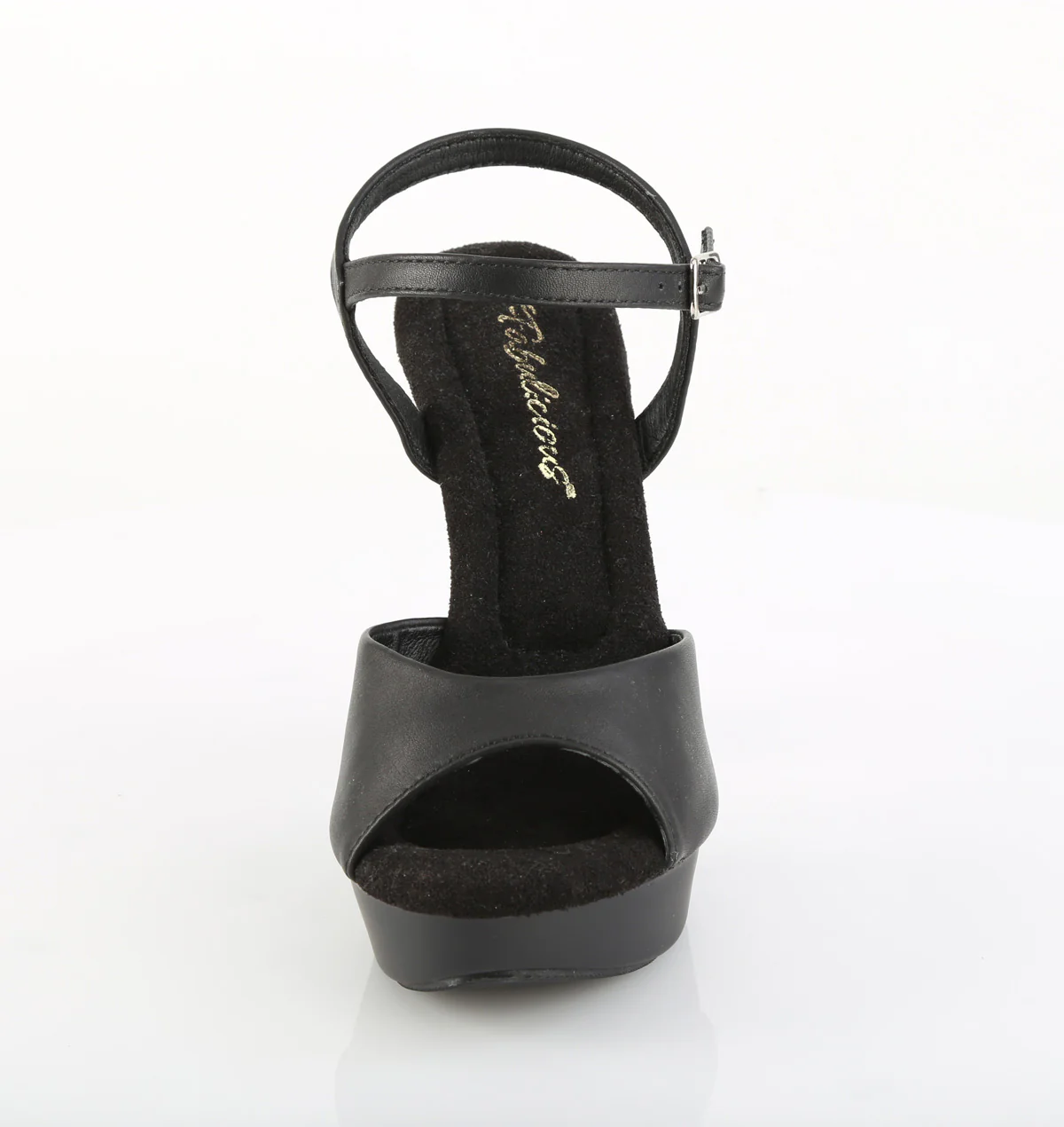 COCKTAIL-509  Black Faux Leather/Black Matte - Image 2