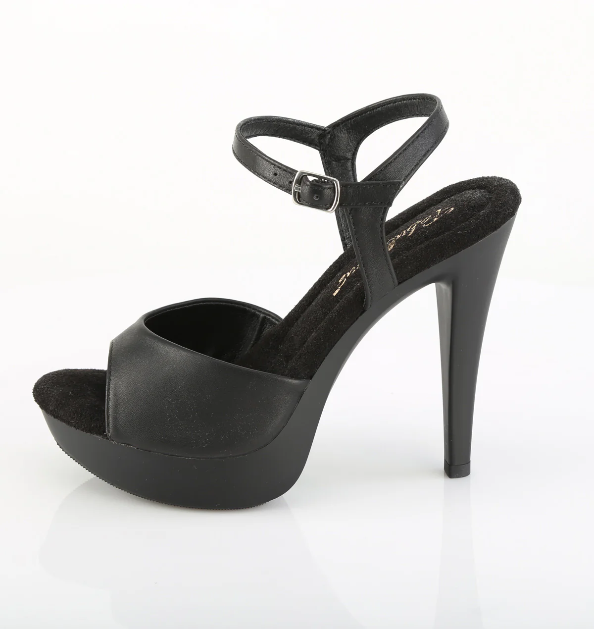 COCKTAIL-509  Black Faux Leather/Black Matte - Image 3