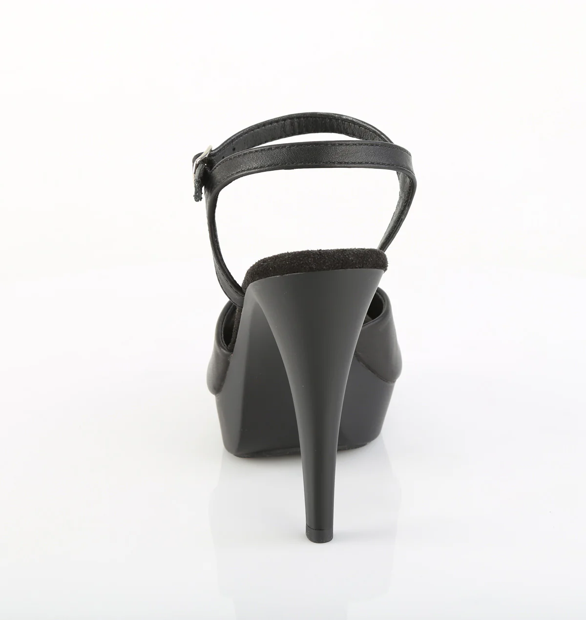 COCKTAIL-509  Black Faux Leather/Black Matte - Image 4