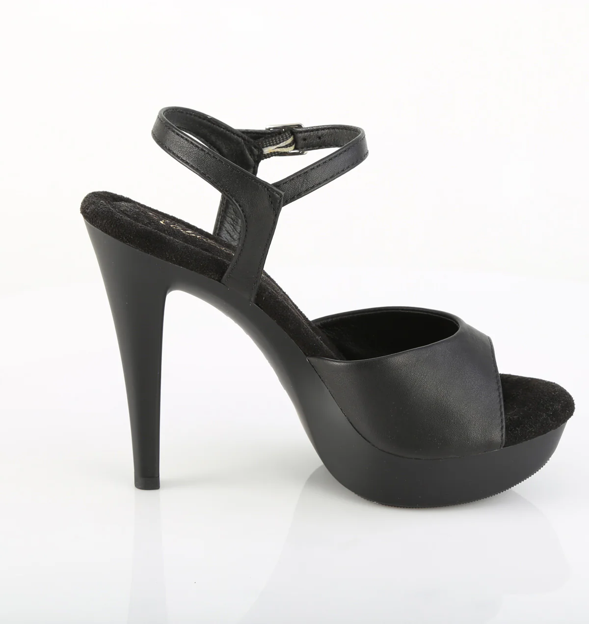 COCKTAIL-509  Black Faux Leather/Black Matte - Image 5