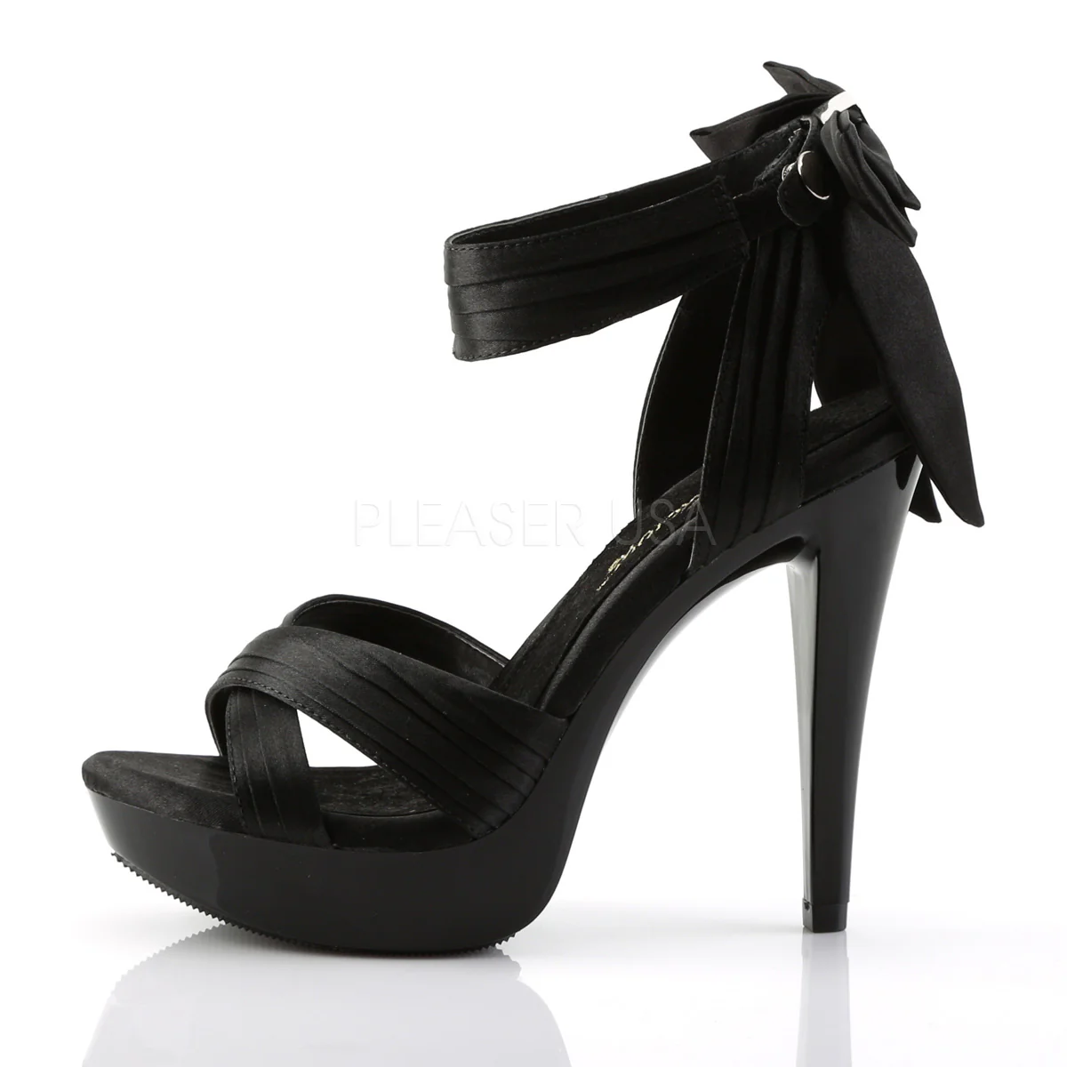 COCKTAIL-568 Black Satin/Black - Image 3