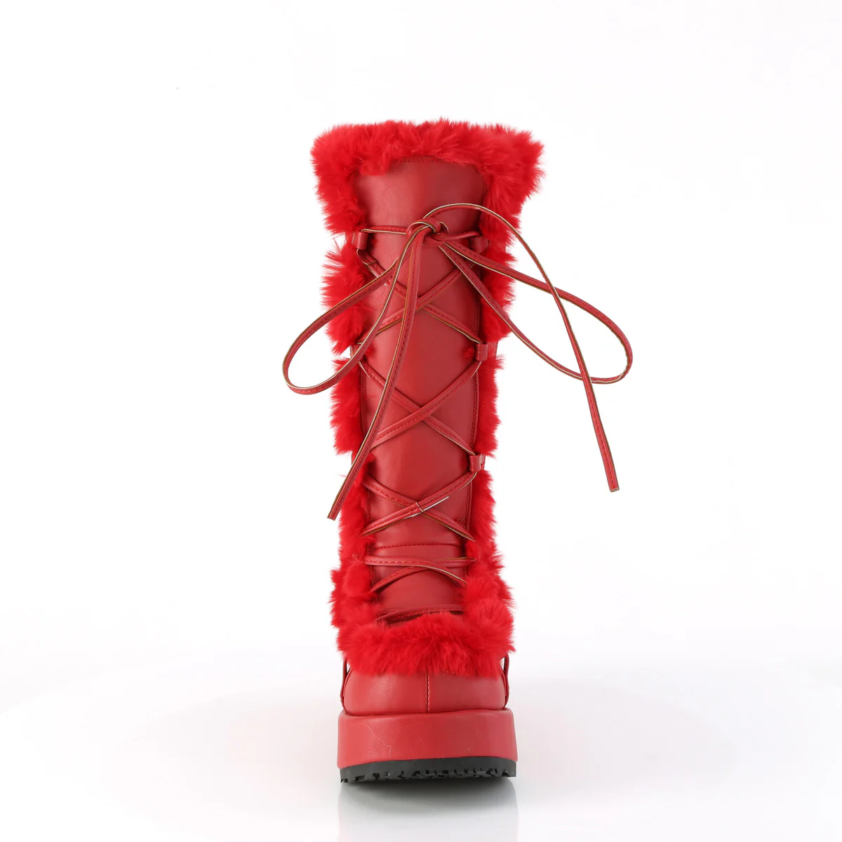 CUBBY-311  Red Vegan Leather - Image 2