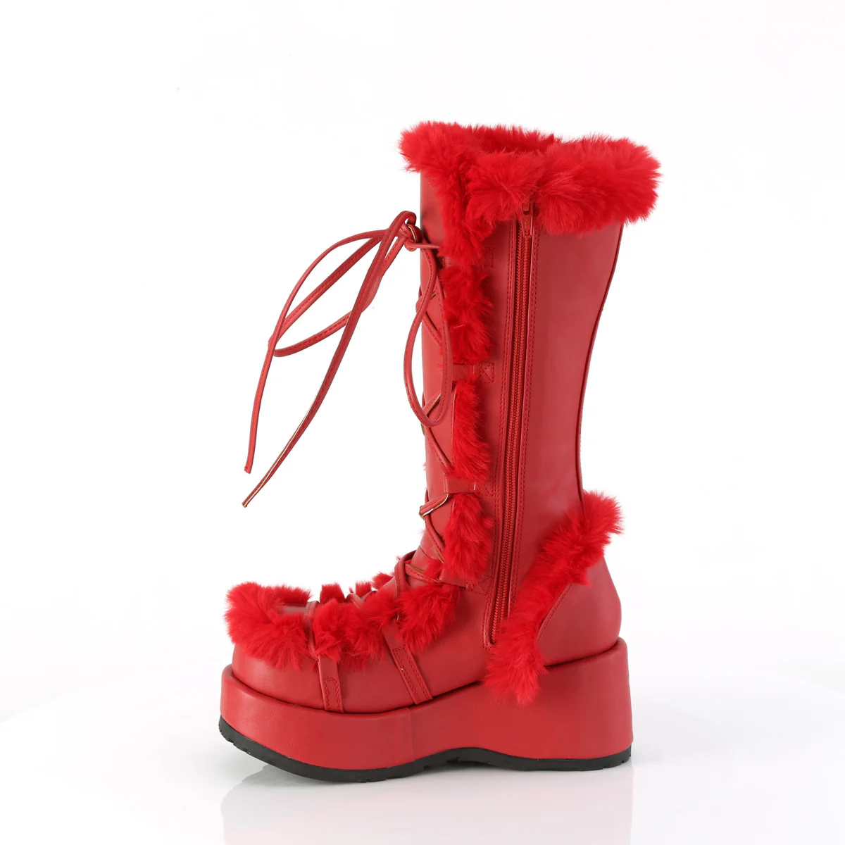 CUBBY-311  Red Vegan Leather - Image 3