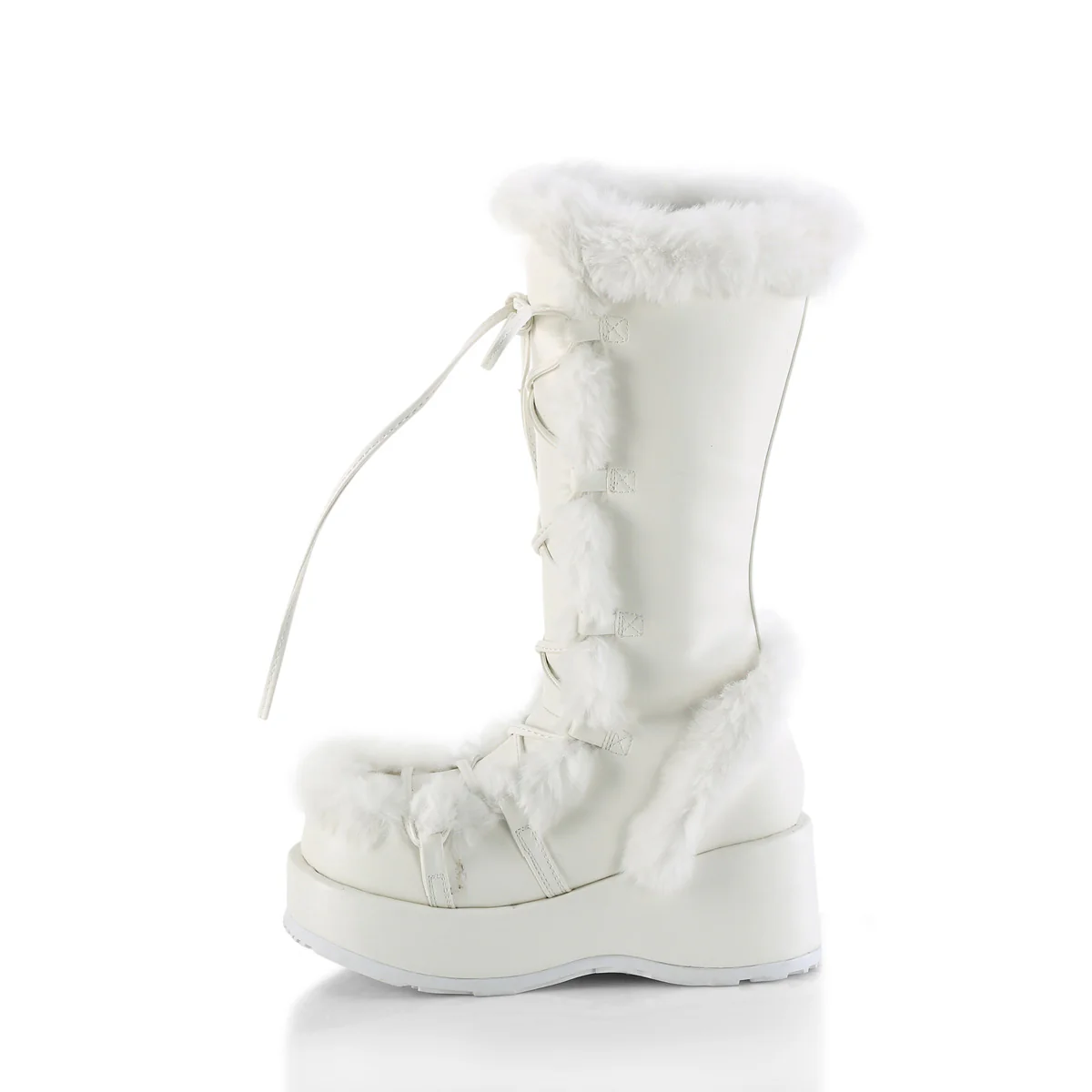 CUBBY-311 White Vegan Leather - Image 3