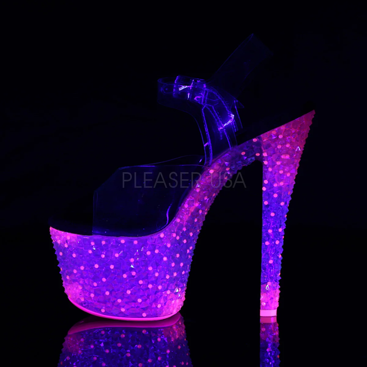 CRYSTALIZE-308PS  Clear/Neon Icy Hot Pink - Image 3