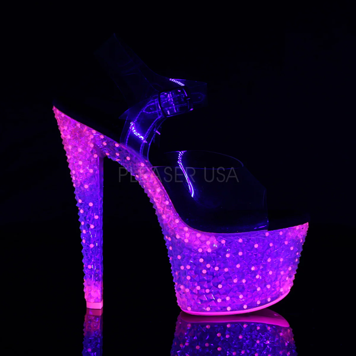 CRYSTALIZE-308PS  Clear/Neon Icy Hot Pink - Image 5