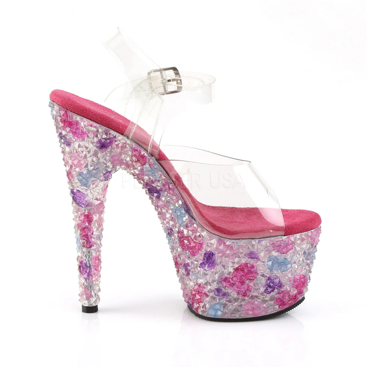 CRYSTALIZE-708 Clear/Pink Multi - Image 5