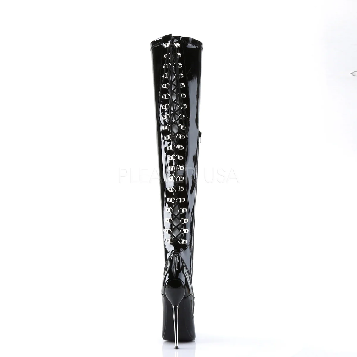 DAGGER-3063  Black Stretch Patent - Image 4
