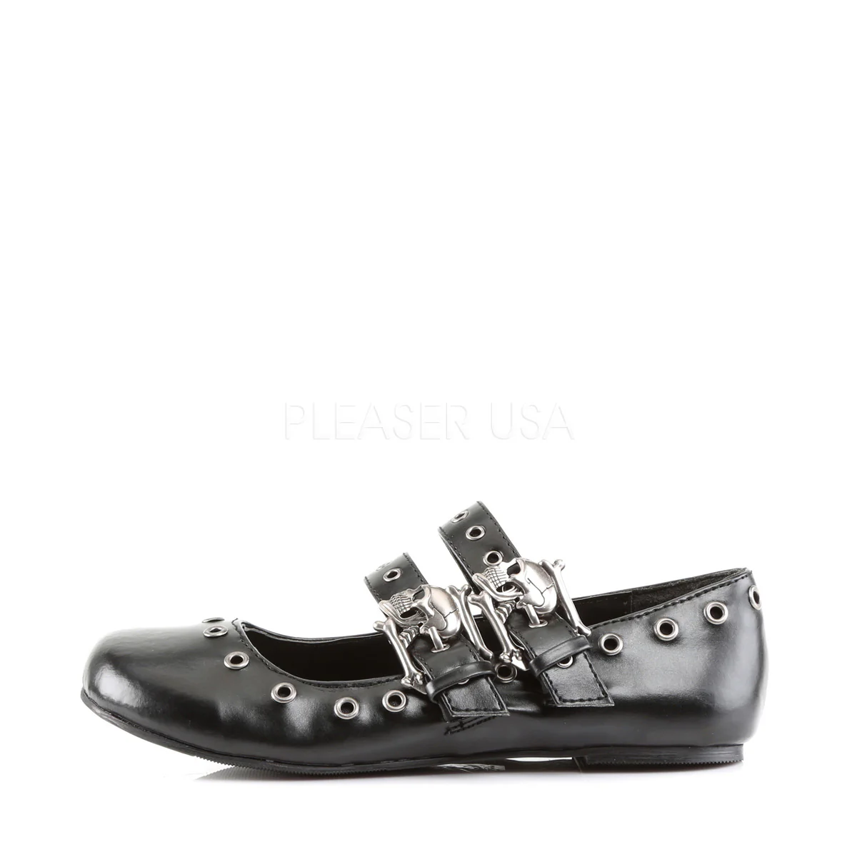 DAISY-03 Black Vegan Leather - Image 3