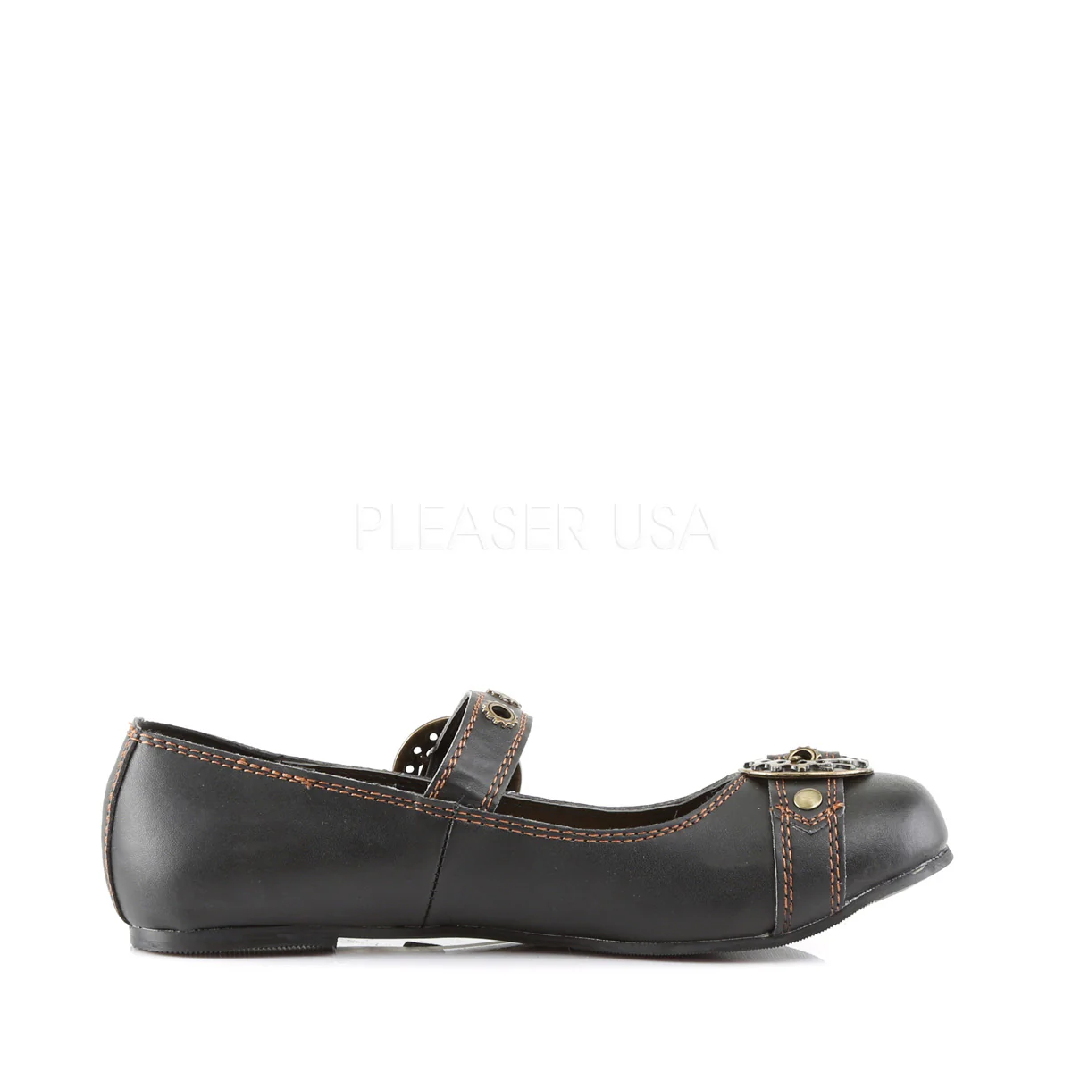 DAISY-09 Black Vegan Leather - Image 5