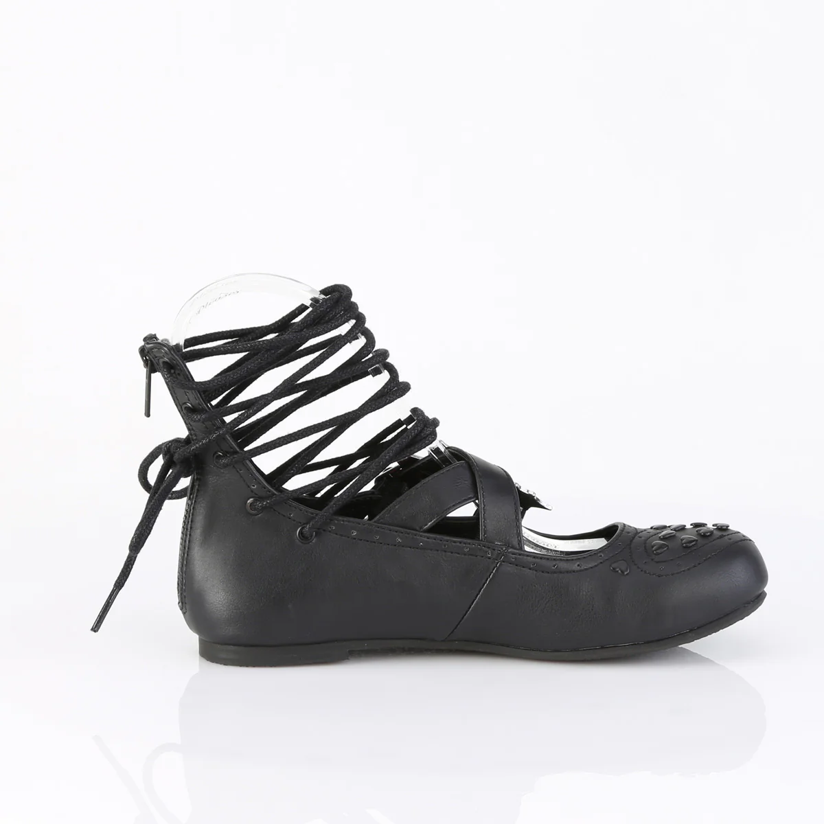 DAISY-11 Black Vegan Leather - Image 5