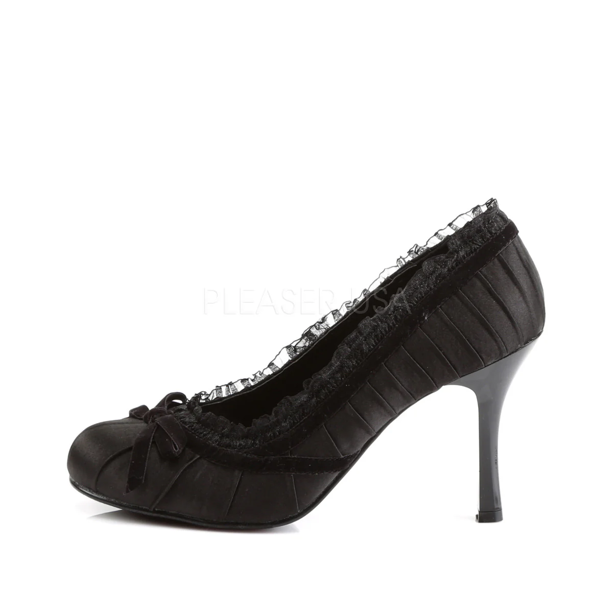 DAINTY-420  Black Satin - Image 3