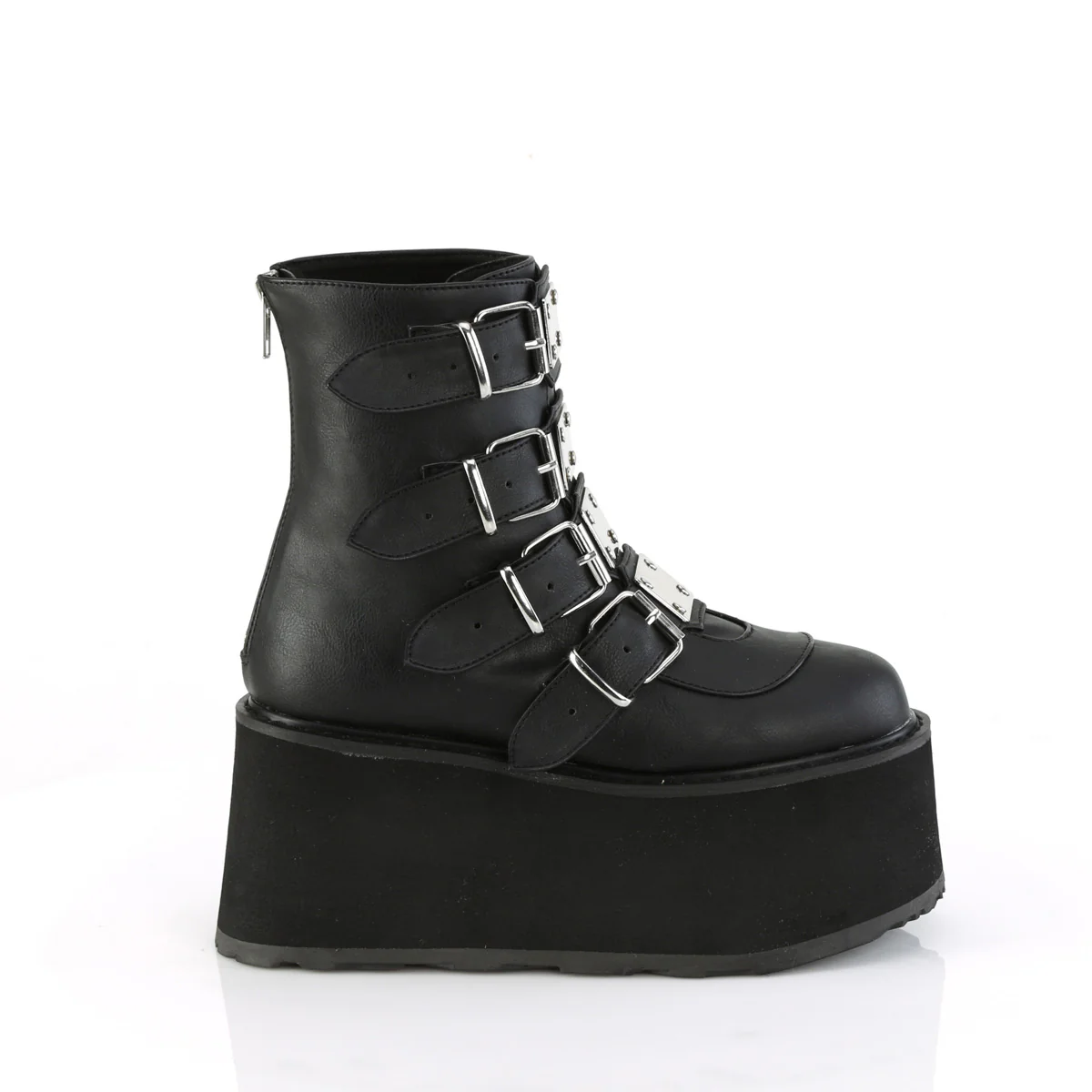 DAMNED-105 Black Vegan Leather - Image 5