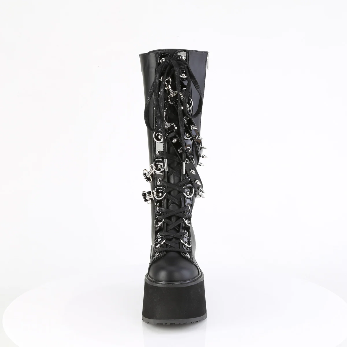 DAMNED-220 Black Vegan Leather - Image 2