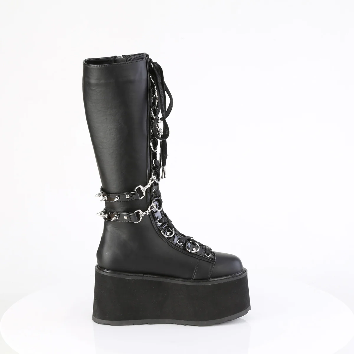 DAMNED-220 Black Vegan Leather - Image 5