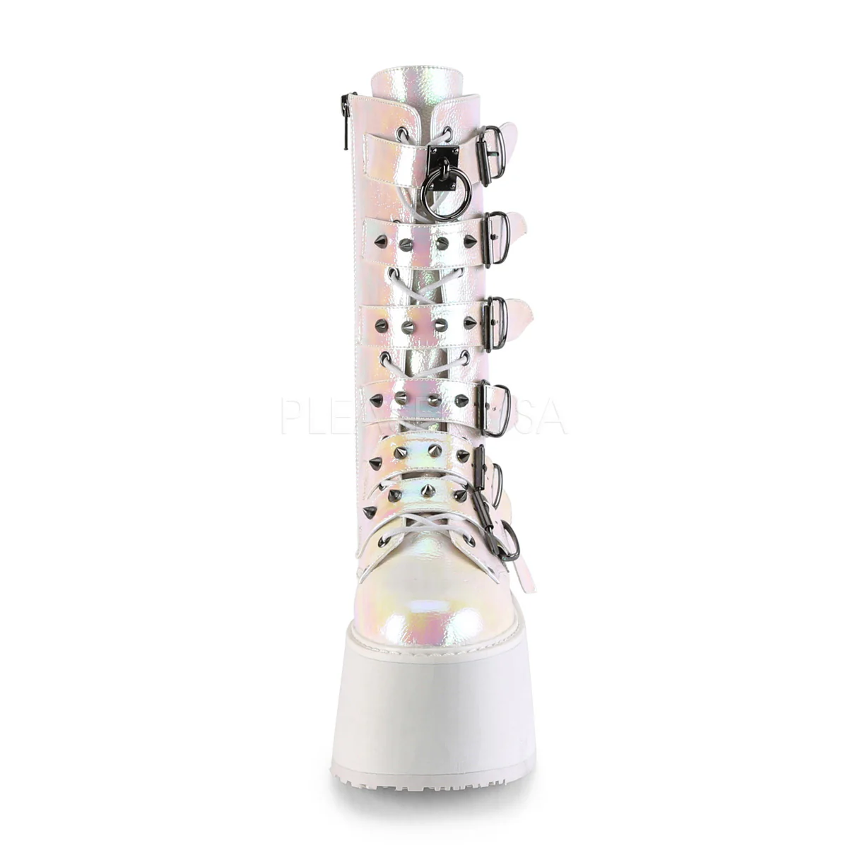 DAMNED-225  Pearl Iridescent Vegan Leather - Image 2