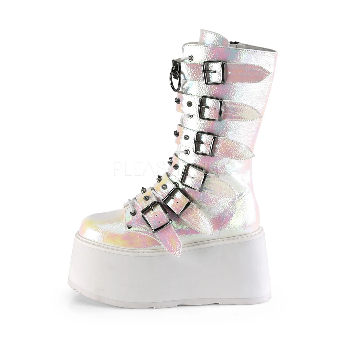 DAMNED-225  Pearl Iridescent Vegan Leather - Image 3