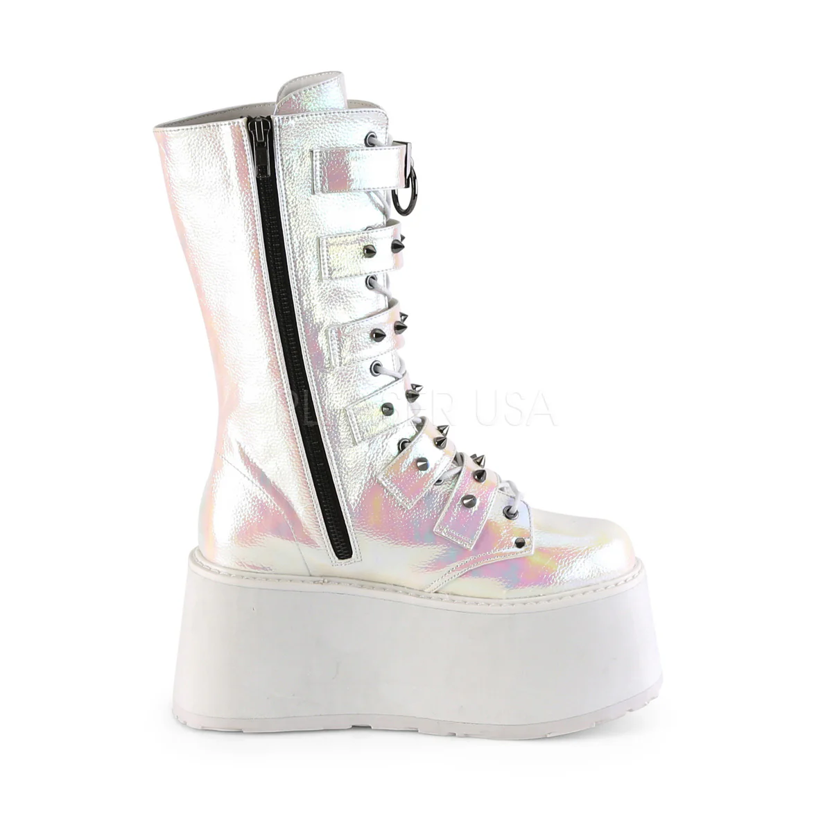 DAMNED-225  Pearl Iridescent Vegan Leather - Image 5