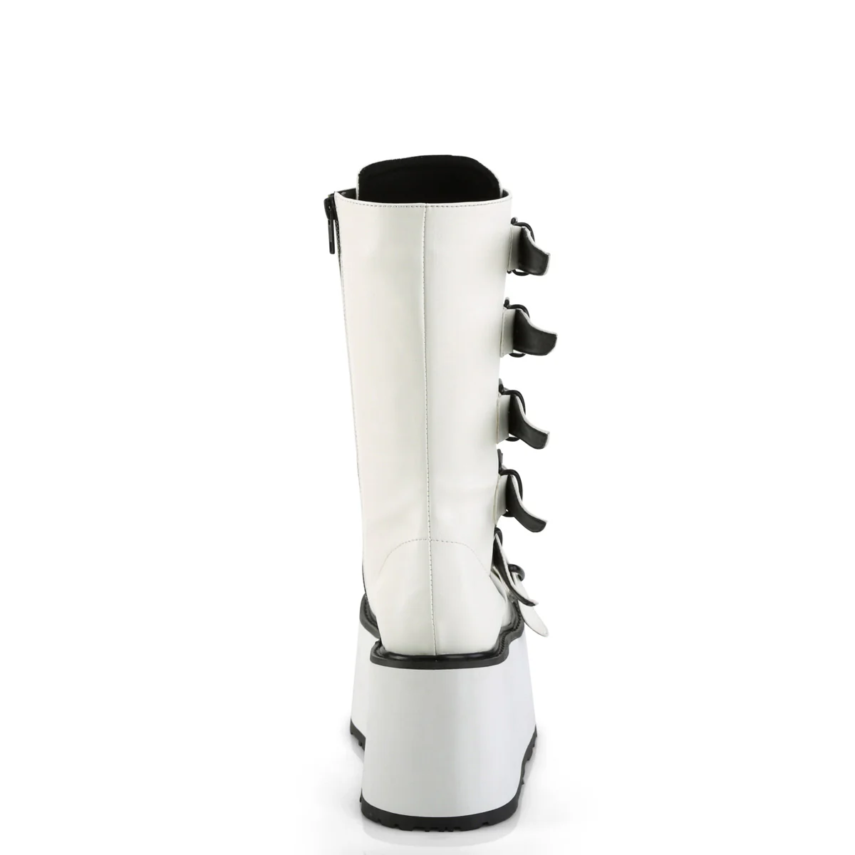 DAMNED-225  White Vegan Leather - Image 4