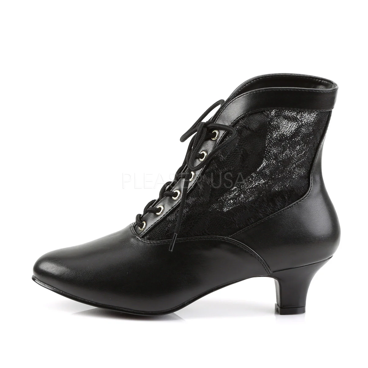 DAME-05  Black Pu-Lace - Image 3