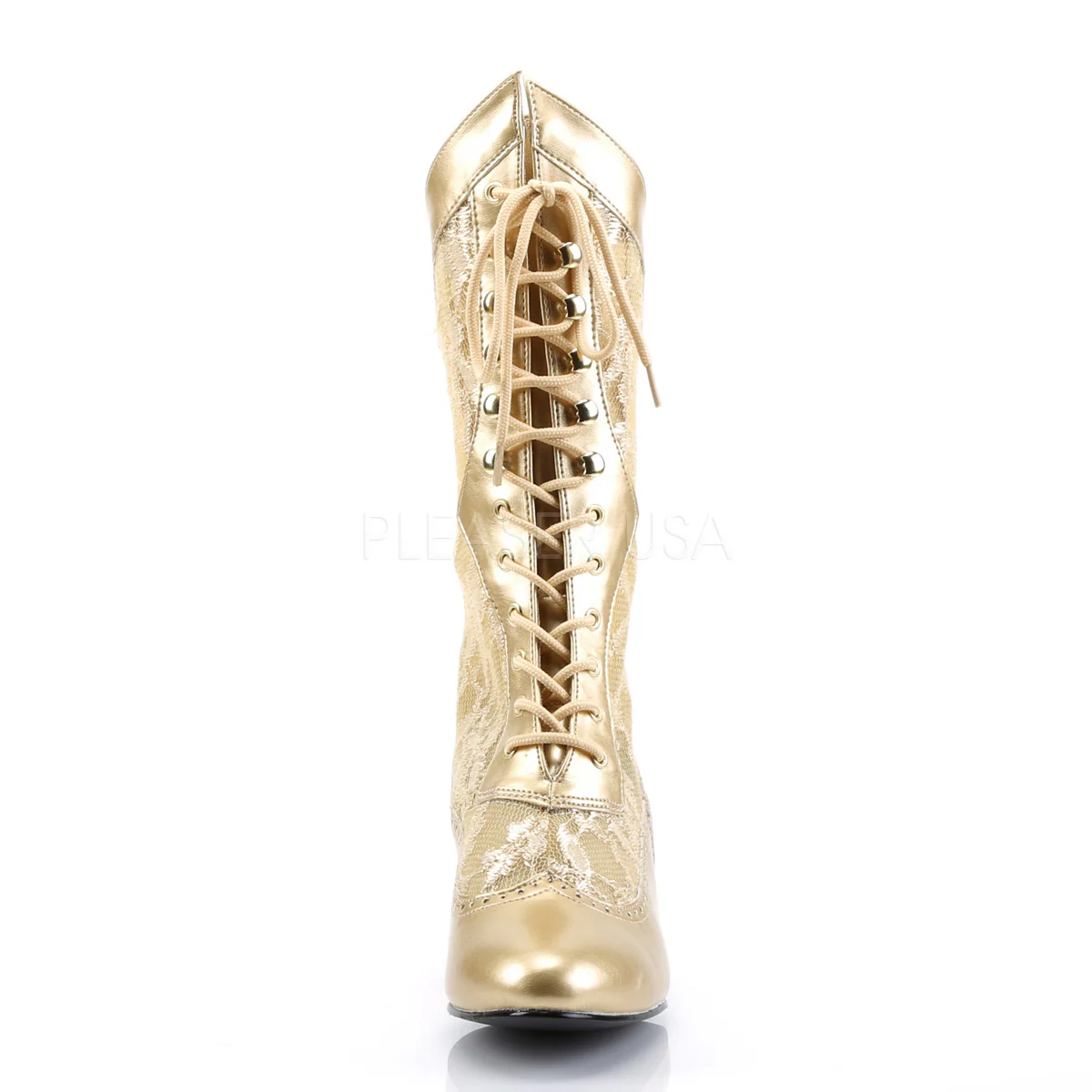DAME-115  Gold Pu-Lace - Image 2