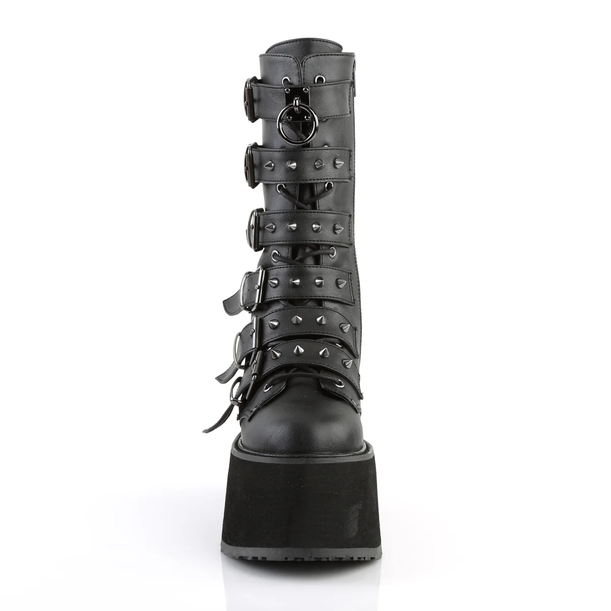 DAMNED-225  Black Vegan Leather - Image 2