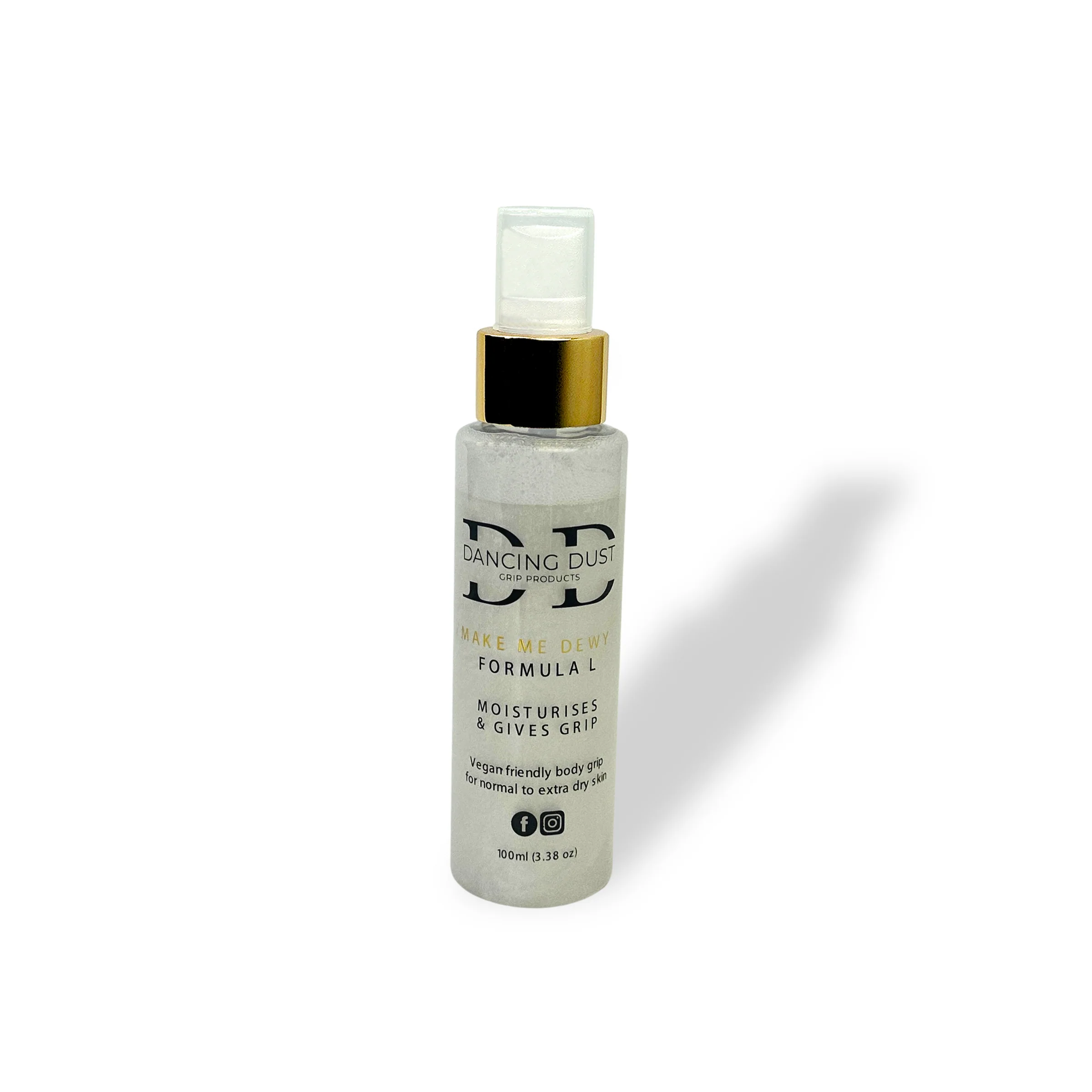 Dancing Dust Pole Grip Aid Scented Bio Glitter Spray for Dry Skin 30ml - Image 3