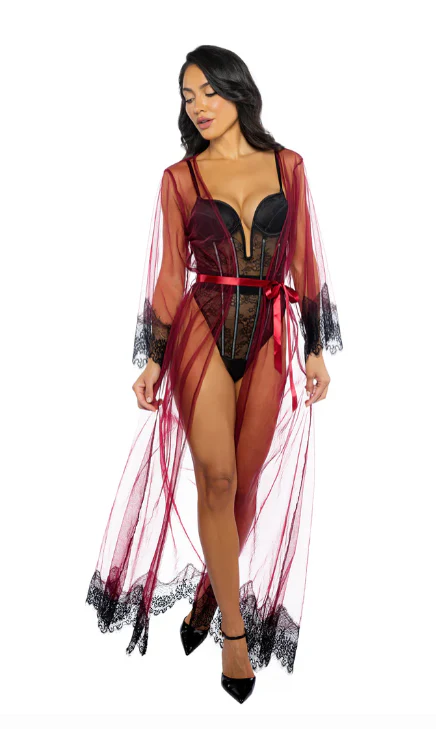 Daydream Maxi Robe - Black LI766 - Image 3