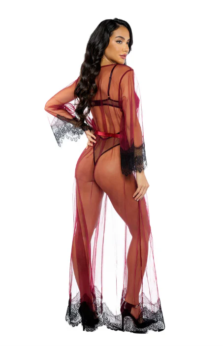 Daydream Maxi Robe - Black LI766 - Image 4