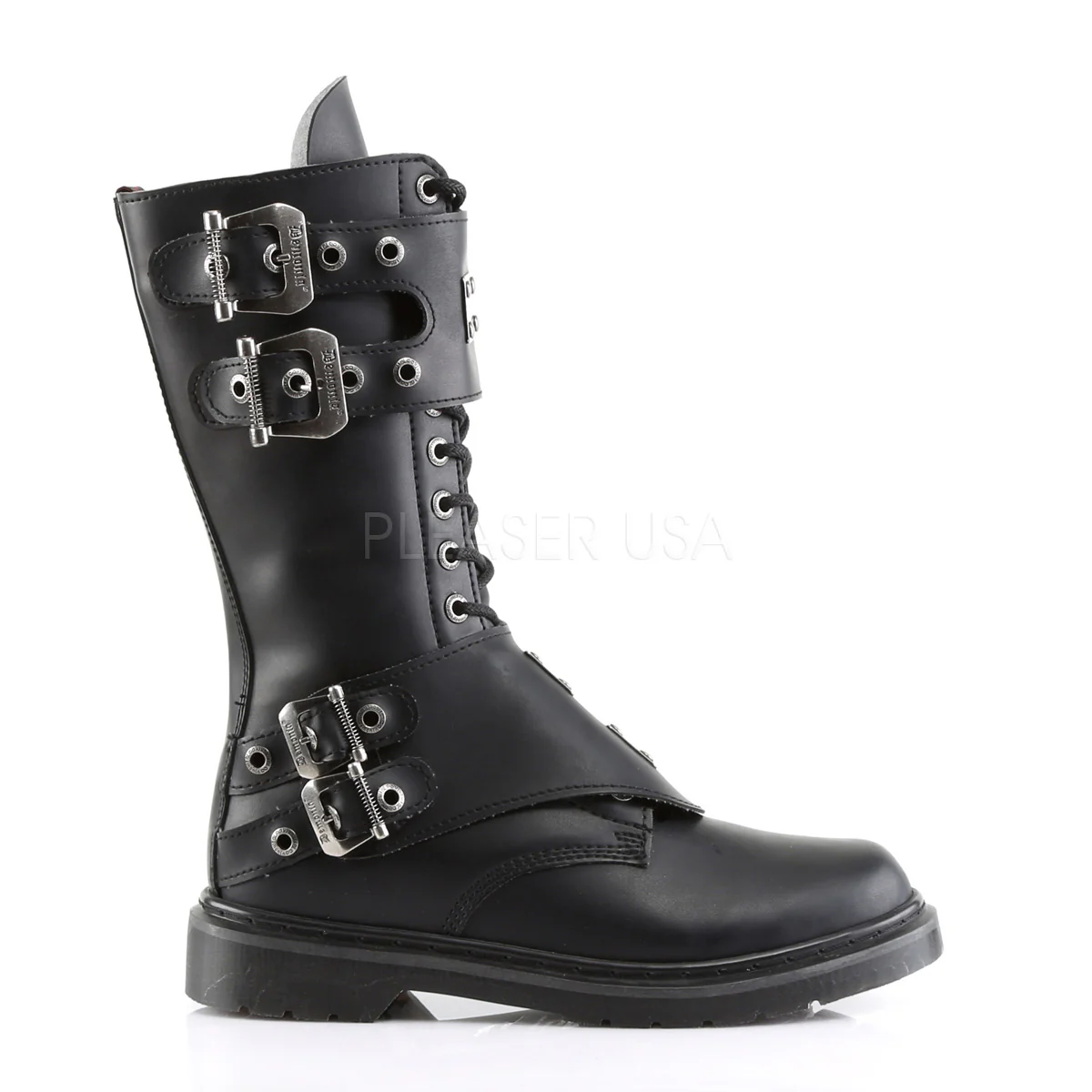 DEFIANT-302  Black Vegan Leather - Image 5