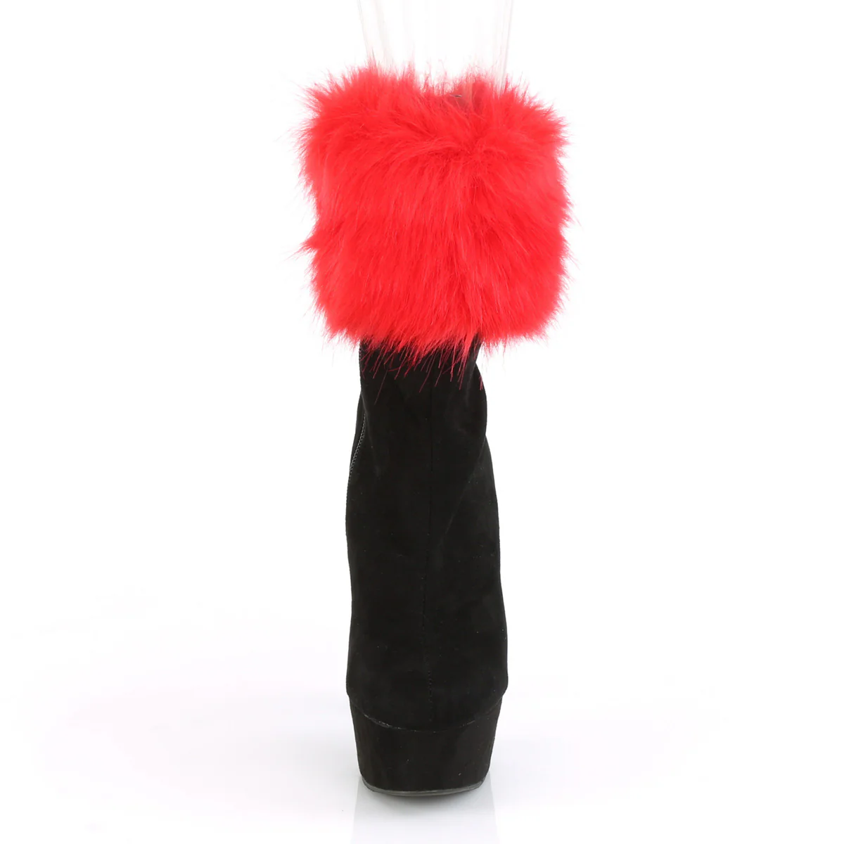 DELIGHT-1000  Black Faux Suede/Black Faux Suede - Image 2