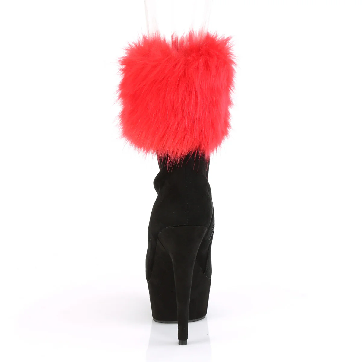 DELIGHT-1000  Black Faux Suede/Black Faux Suede - Image 4