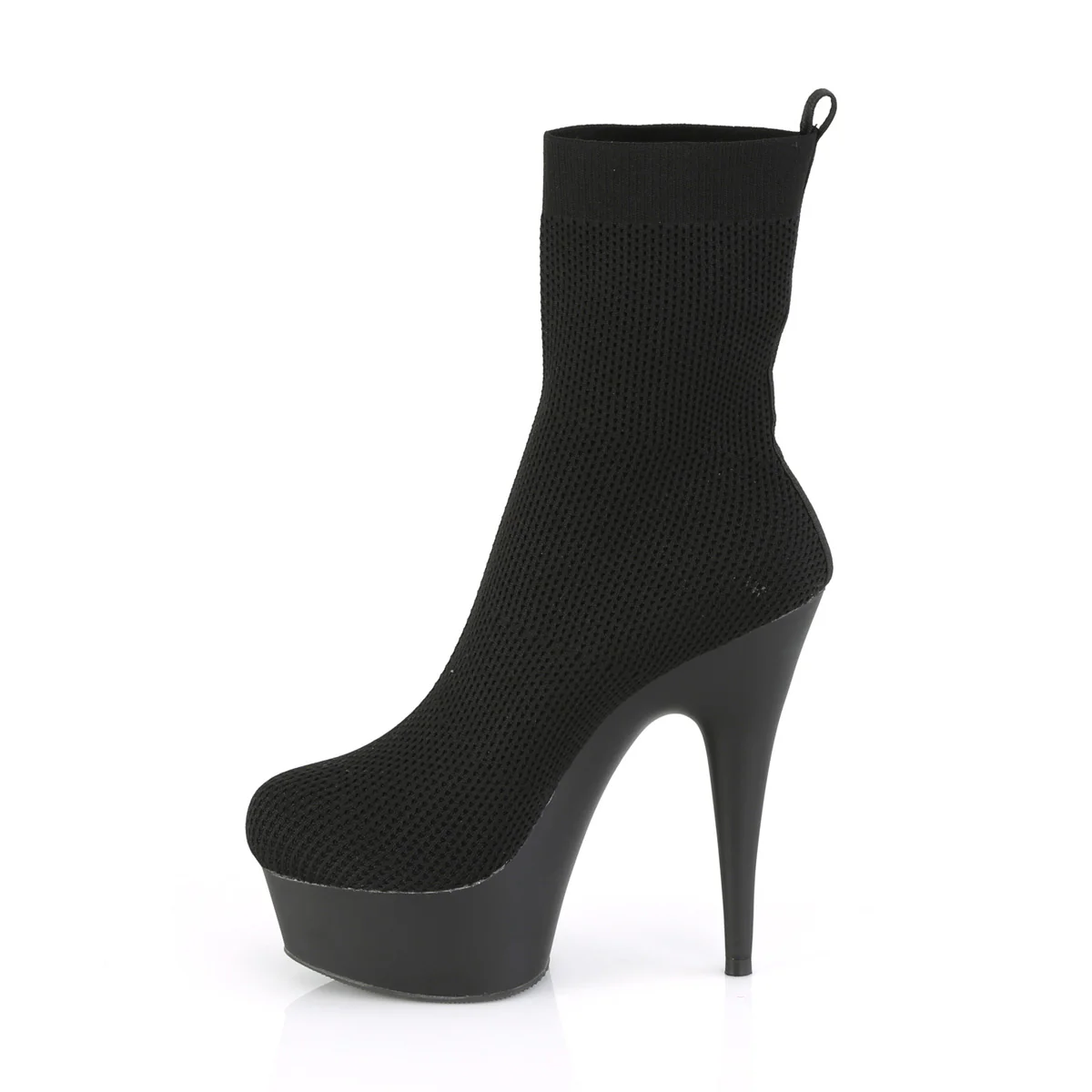 DELIGHT-1002 Black Fabric/Black Matte - Image 3