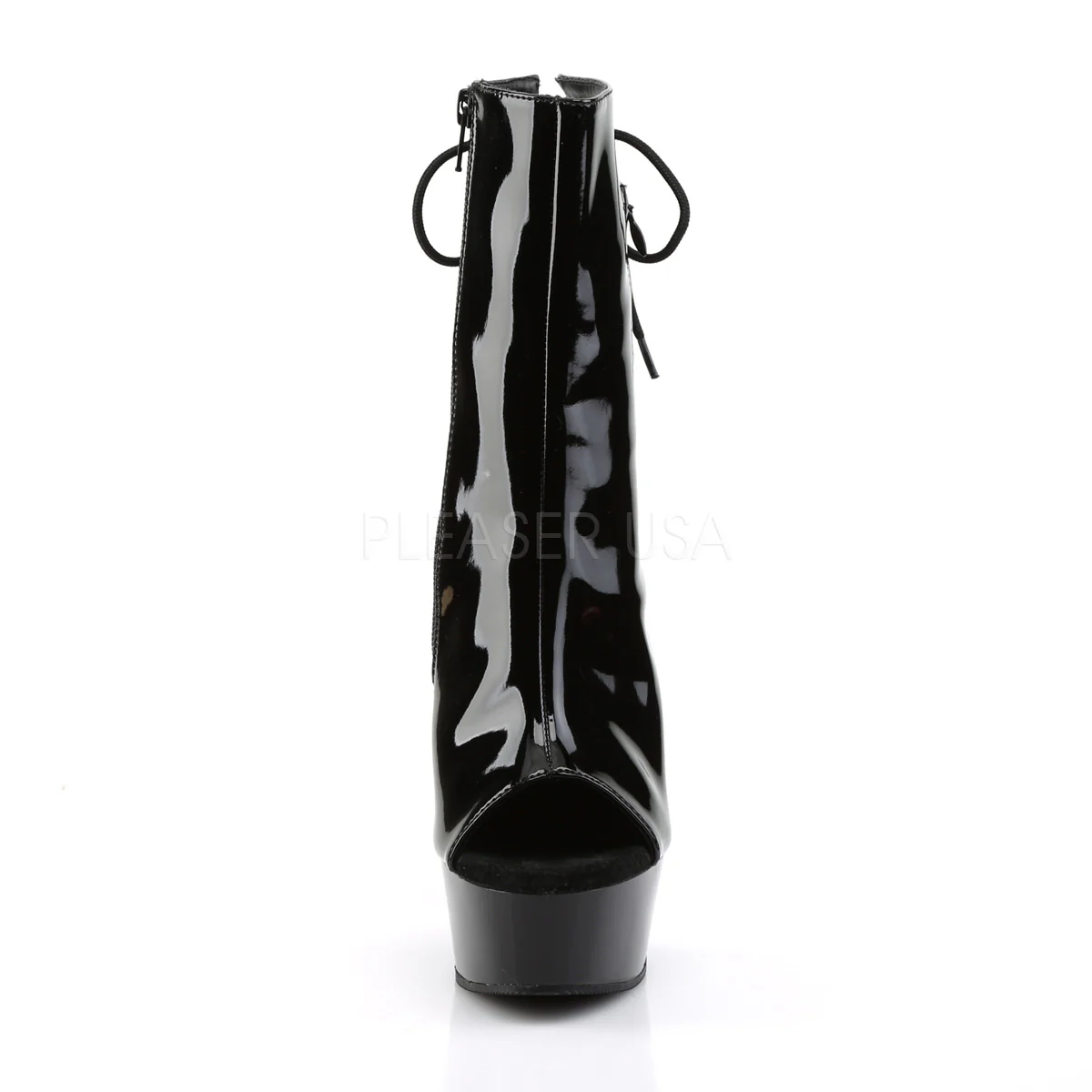 DELIGHT-1018 Black Patent/Black - Image 2