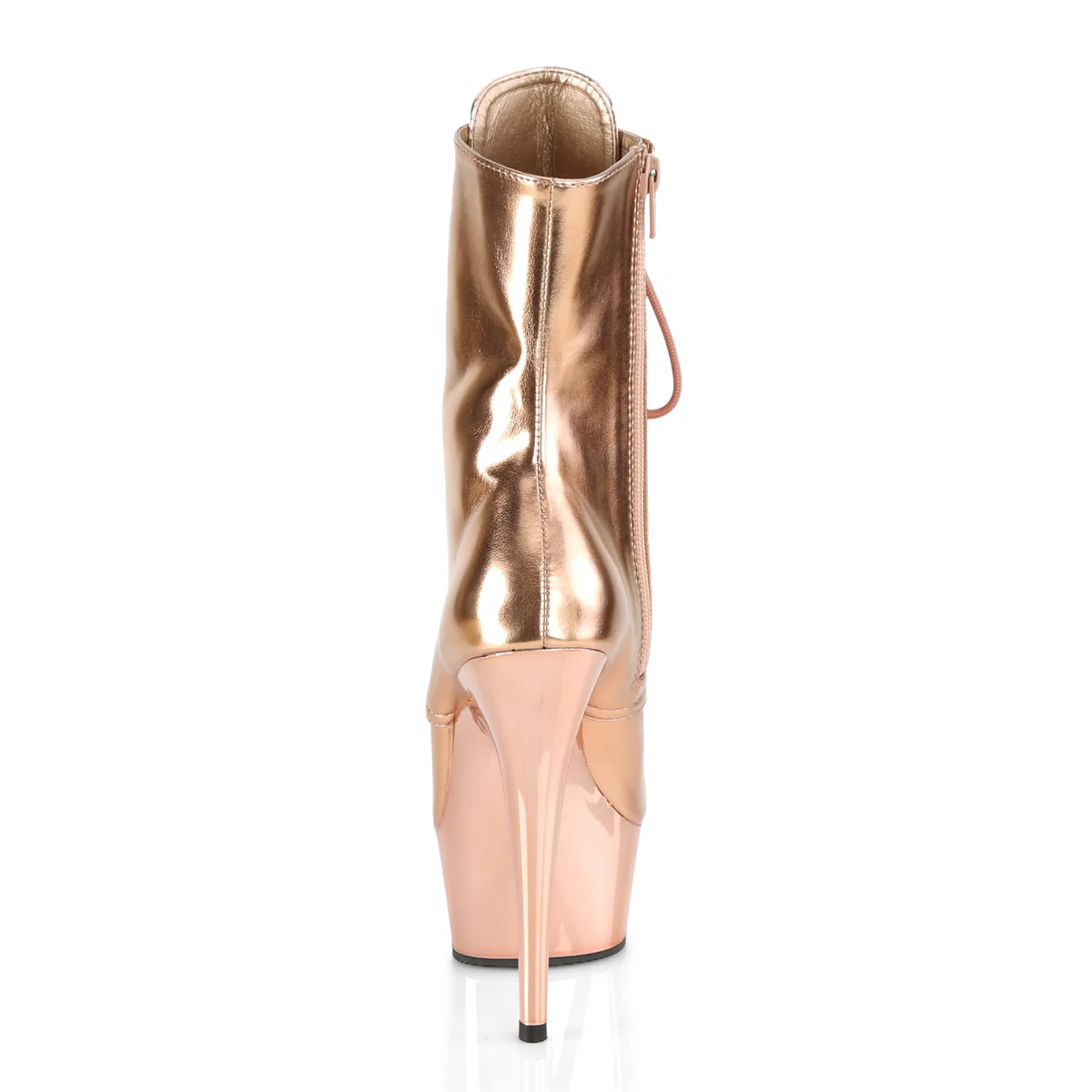 DELIGHT-1020 Rose Gold Metallic Pu/Rose Gold Chrome - Image 4