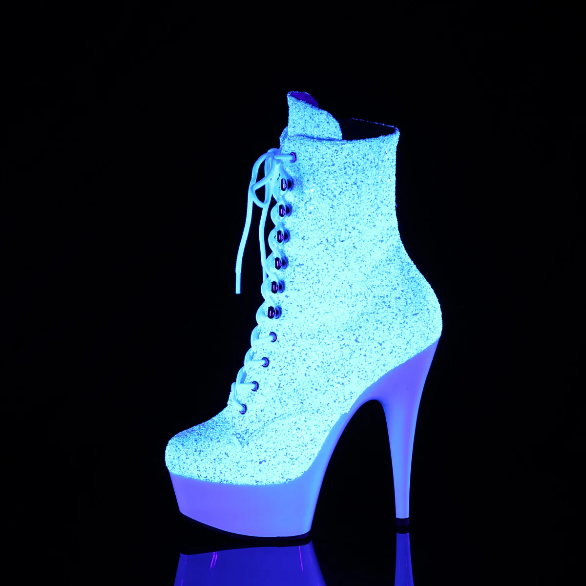 DELIGHT-1020LG  Neon White Multi Glitter/Neon White - Image 3