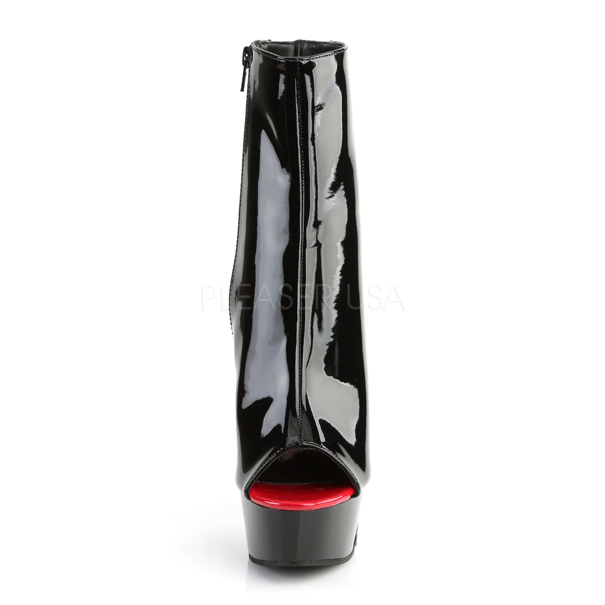 DELIGHT-1025 Black-Red Patent/Black - Image 2