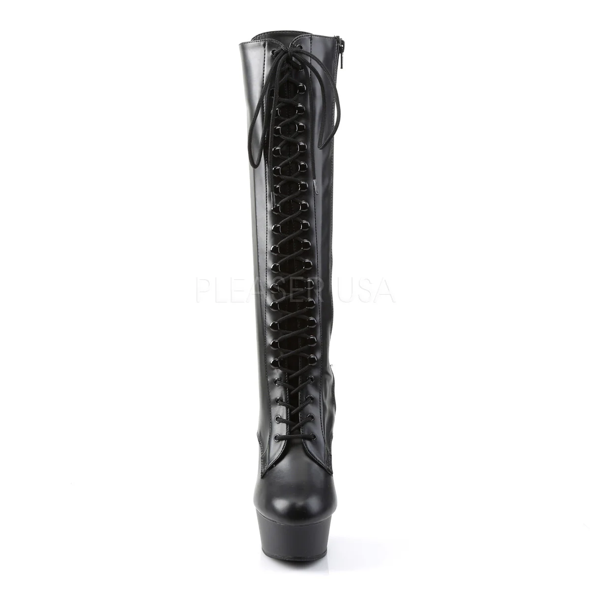 DELIGHT-2023 Black Str Faux Leather/Black Matte - Image 2