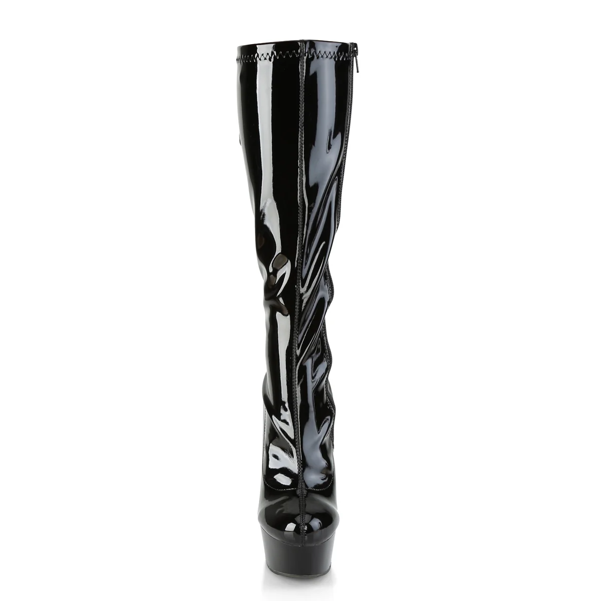 DELIGHT-2029 Black Str. Patent/Black - Image 2