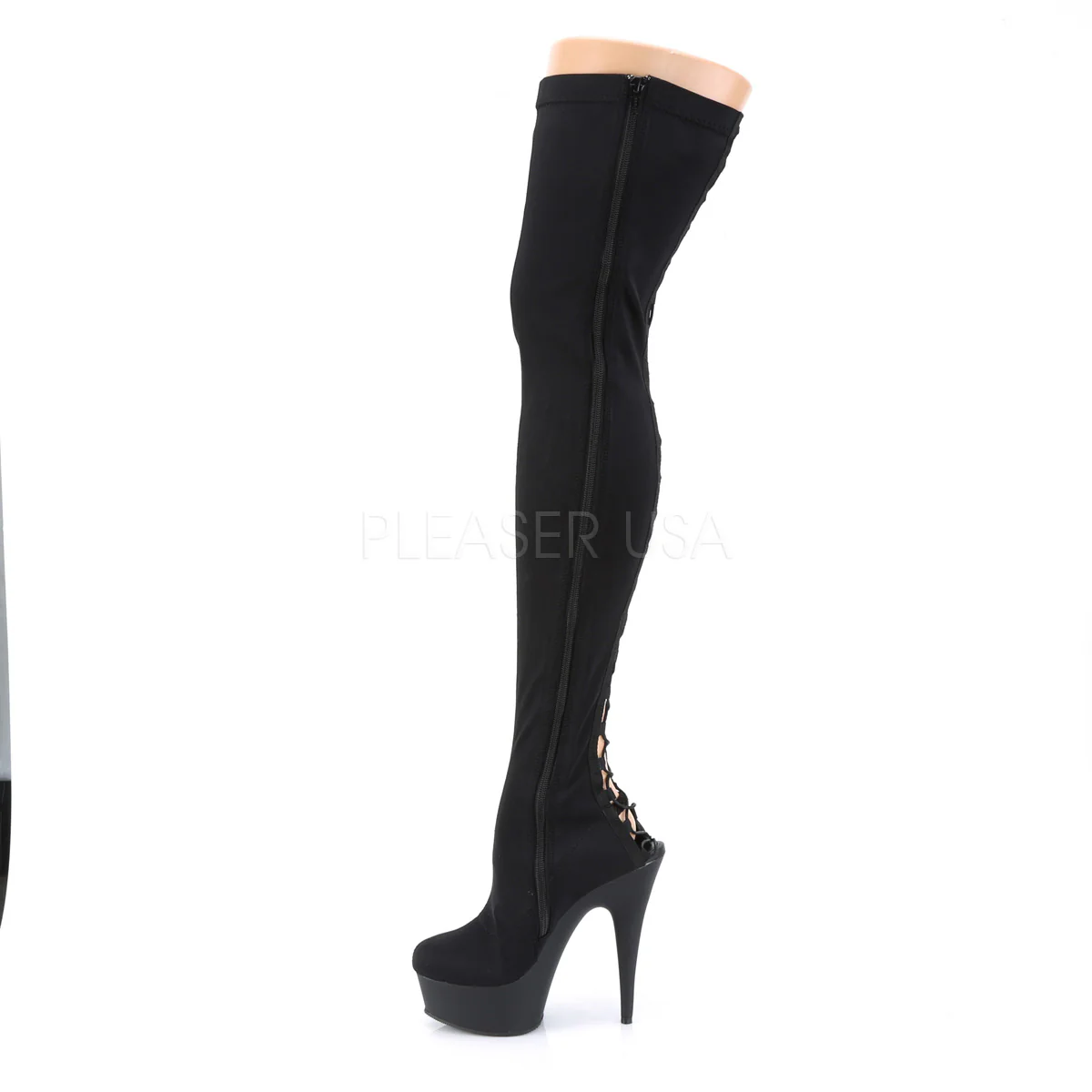 DELIGHT-3003  Black Lycra/Black Matte - Image 2