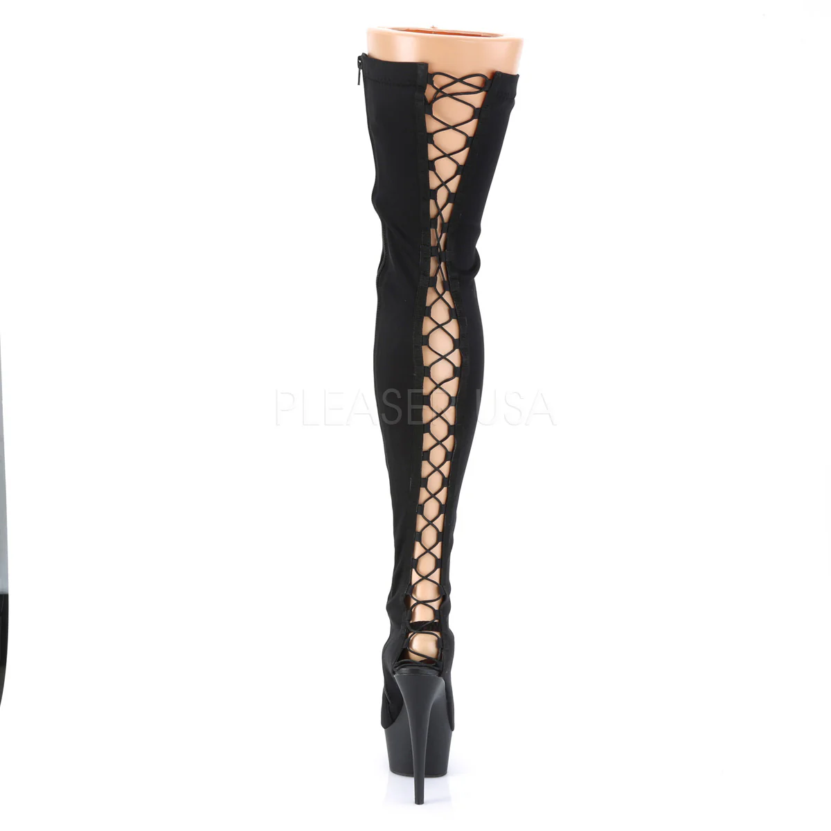 DELIGHT-3003  Black Lycra/Black Matte - Image 3