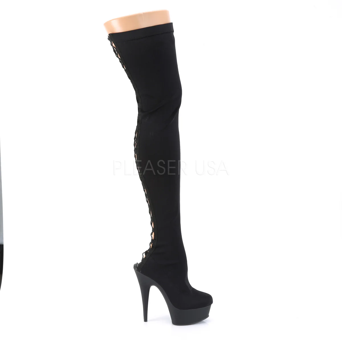 DELIGHT-3003  Black Lycra/Black Matte - Image 4