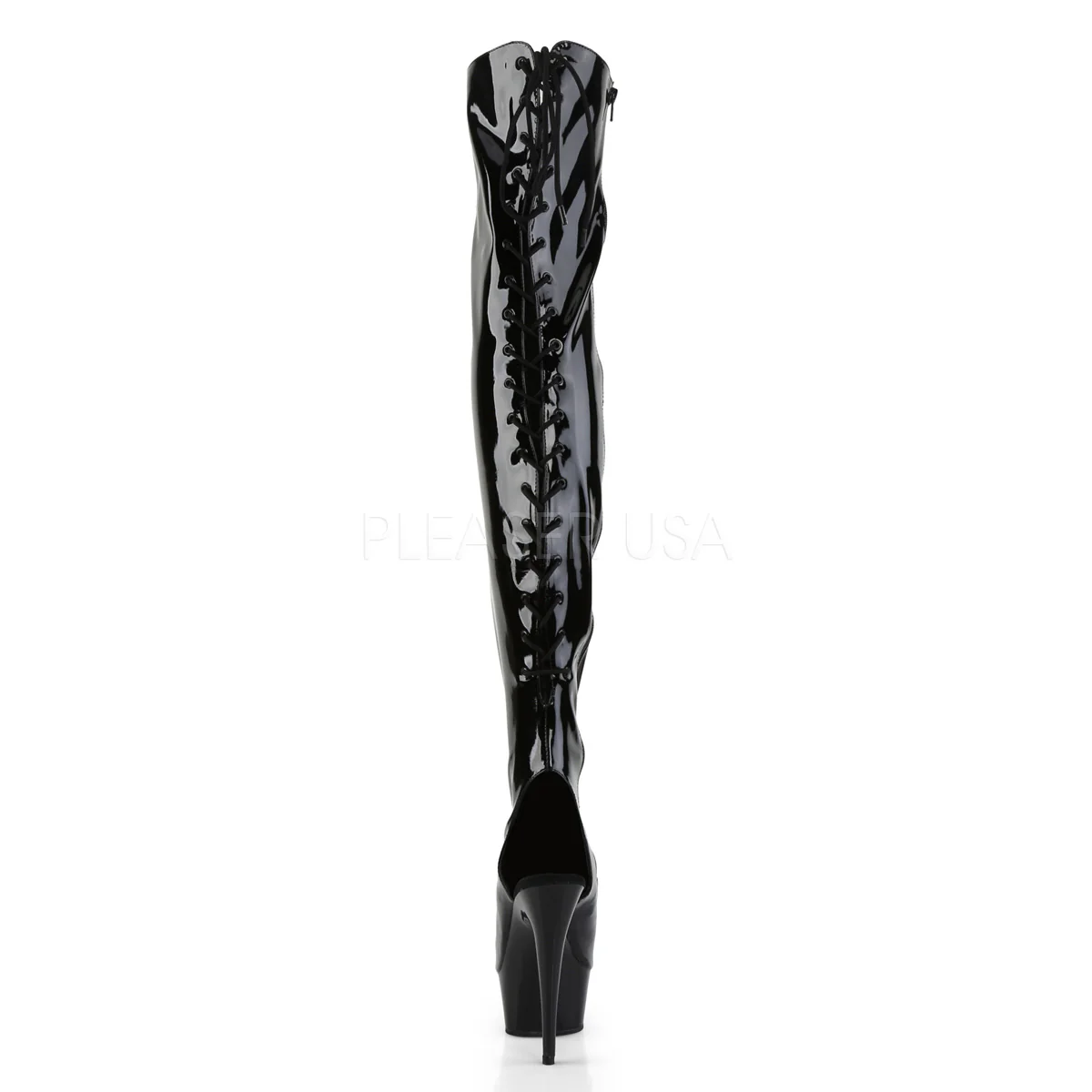 DELIGHT-3017 Black Str Patent/Black - Image 4
