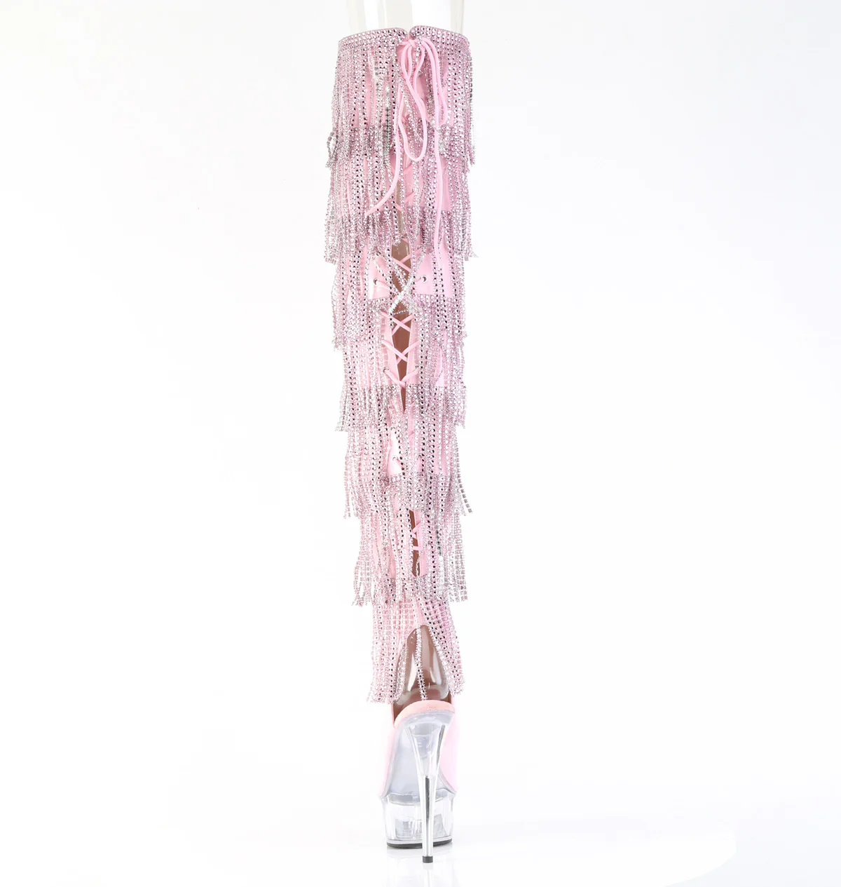 DELIGHT-3017HG-RSF Baby Pink Holo Patent/Clear - Image 4