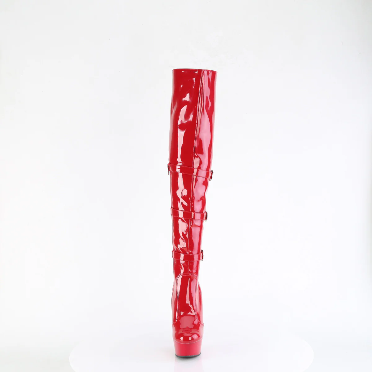 DELIGHT-3018  Red Stretch Patent/Red - Image 2
