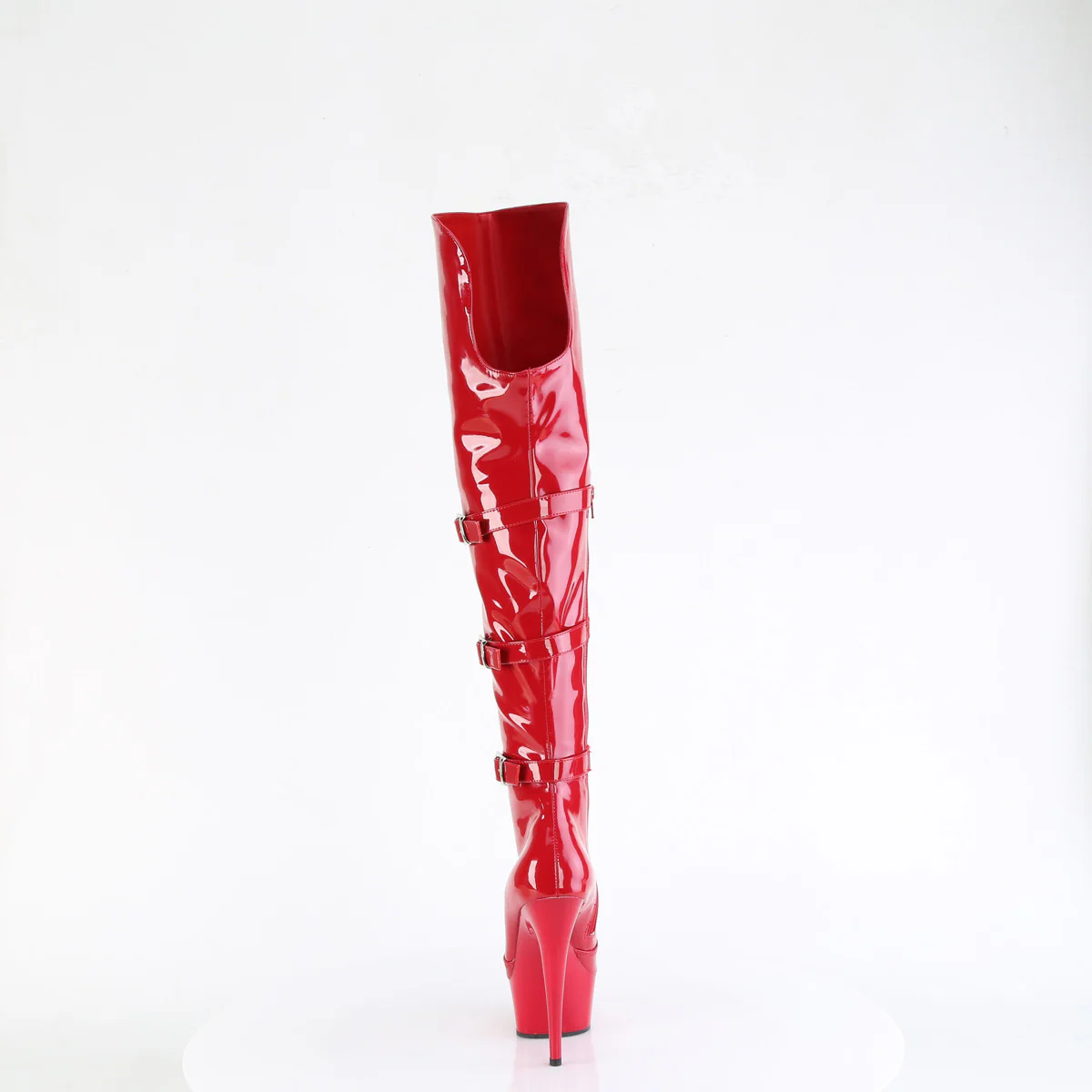 DELIGHT-3018  Red Stretch Patent/Red - Image 4