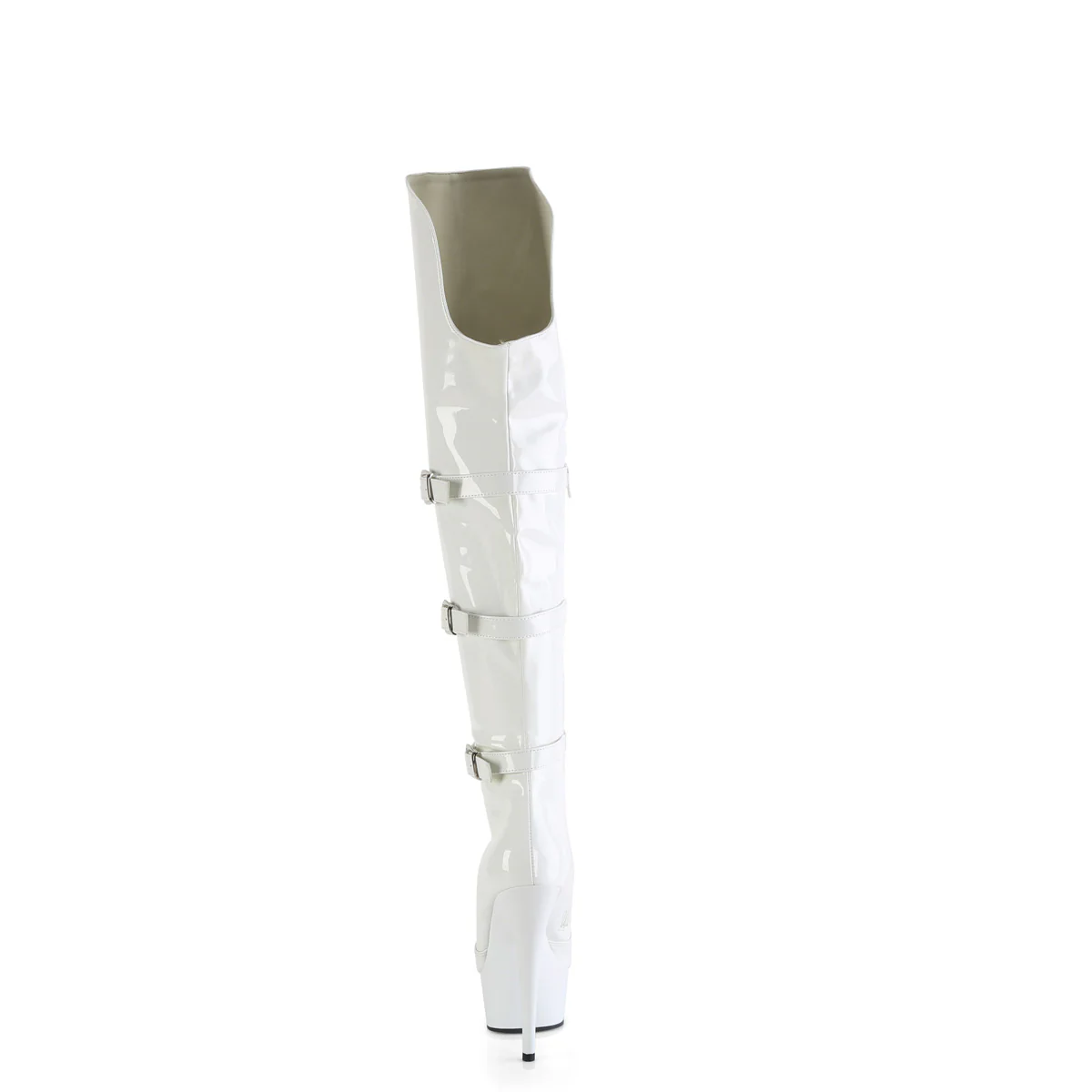DELIGHT-3018 White Stretch Patent/White - Image 4
