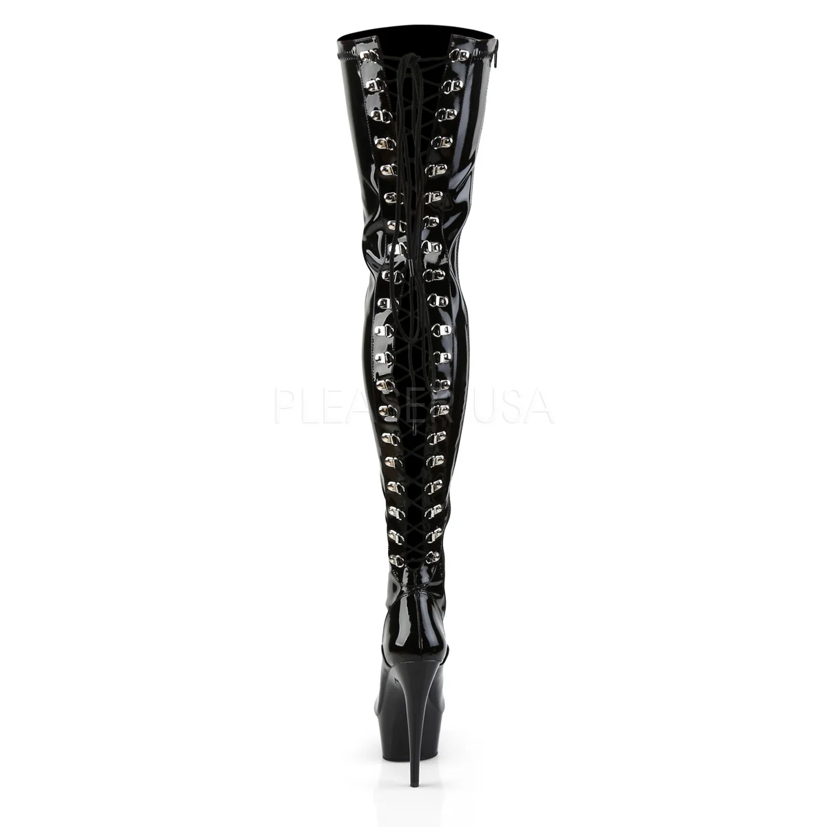 DELIGHT-3063  Black Str Patent/Black - Image 4